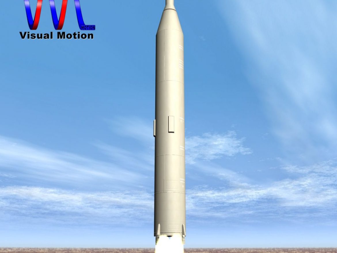 iranian simorgh missile concept 1 3d model 3ds dxf cob x obj 158264