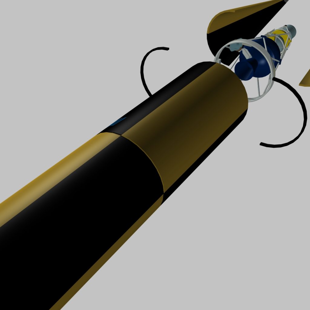 Israeli Arrow 3 Missile 3D Model FlatPyramid