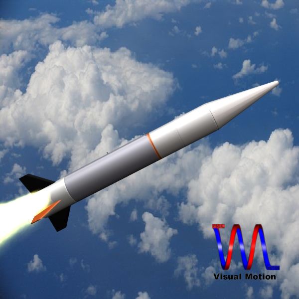 israeli silver sparrow missile 3d model 3ds dxf cob x obj 150664