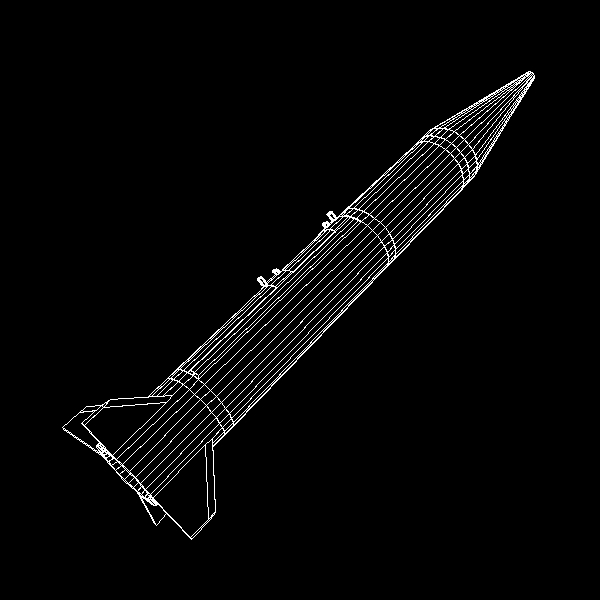 israeli silver sparrow missile 3d model 3ds dxf cob x obj 150669