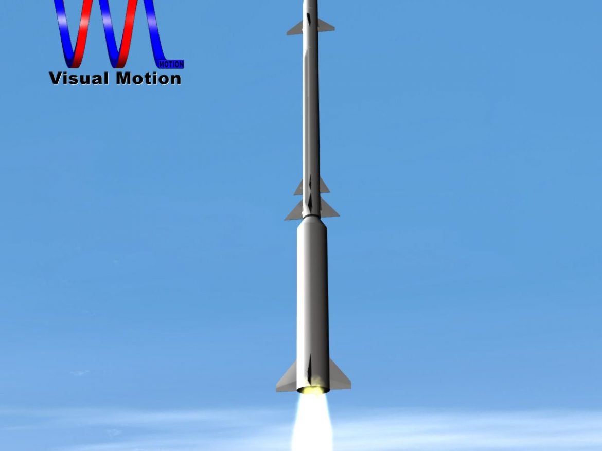 israeli stunner missile 3d model 3ds dxf cob x obj 150541