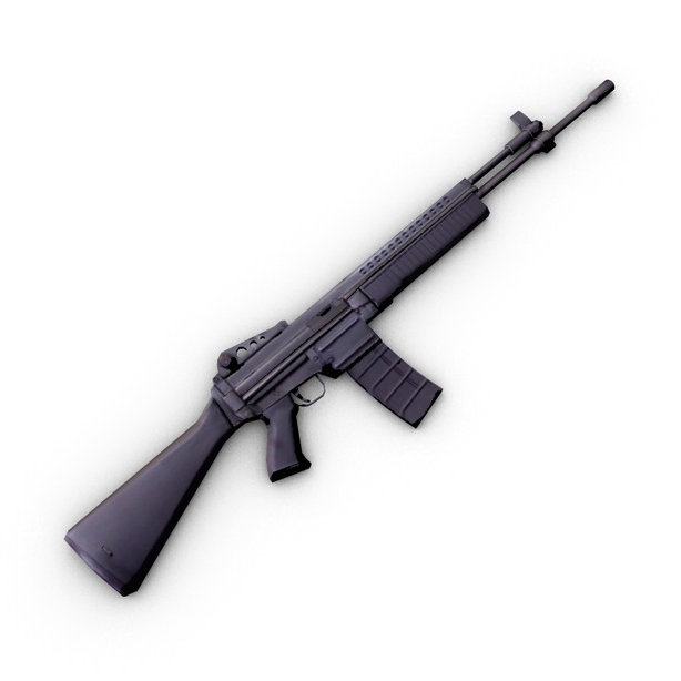 m96 modern rifle 3d model 3ds max fbx c4d obj 138691