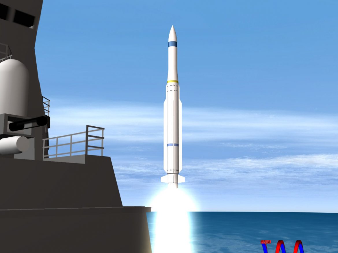 rim-162 essm missile 3d model 3ds dxf fbx blend cob dae x  obj 166018