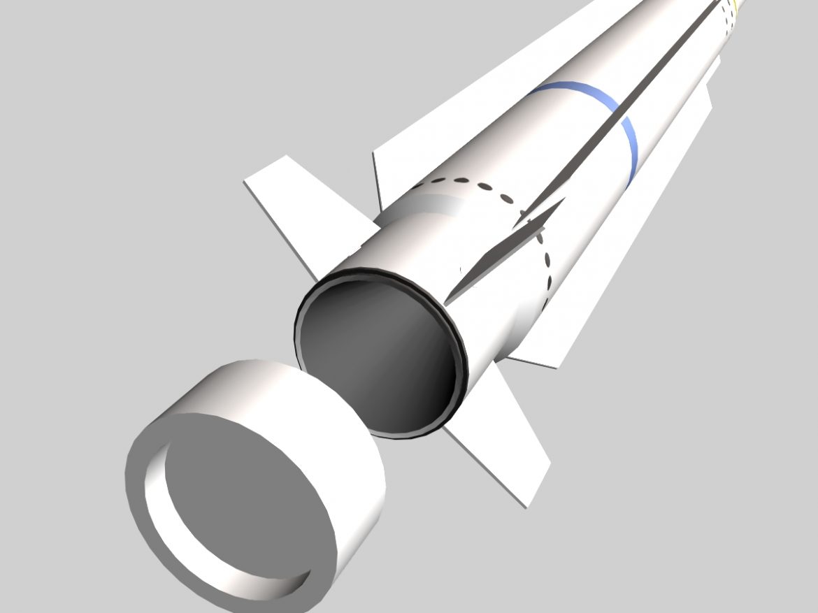 rim-162 essm missile 3d model 3ds dxf fbx blend cob dae x  obj 166022