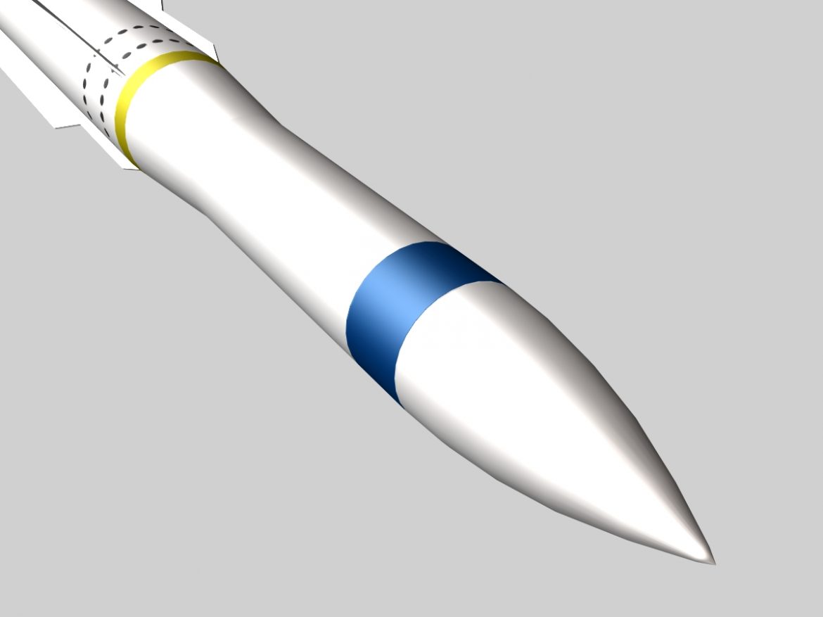 rim-162 essm missile 3d model 3ds dxf fbx blend cob dae x  obj 166023