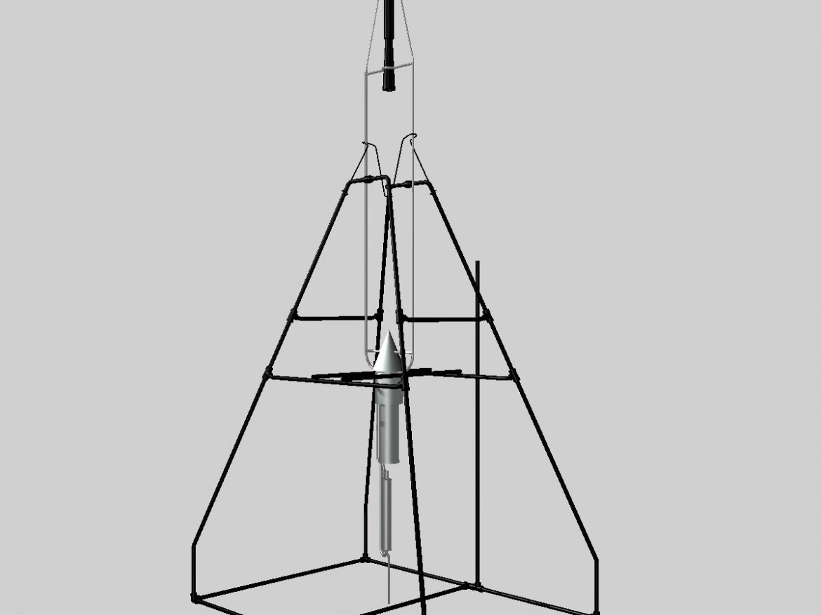 robert goddard liquid rocket system 3d model 3ds dxf x cod scn obj 149137