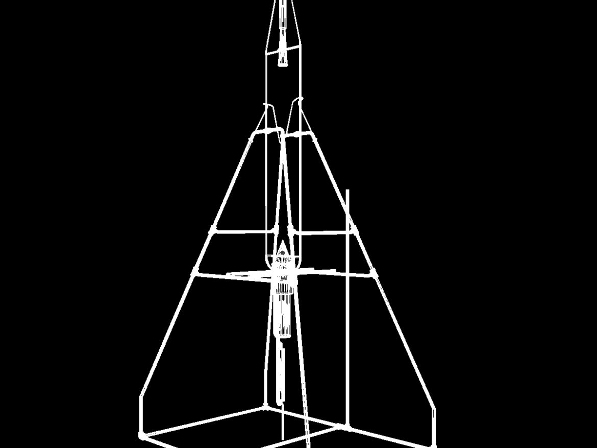 robert goddard liquid rocket system 3d model 3ds dxf x cod scn obj 149149