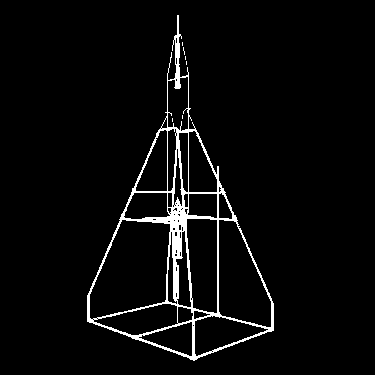 robert goddard liquid rocket system 3d model 3ds dxf x cod scn obj 149149