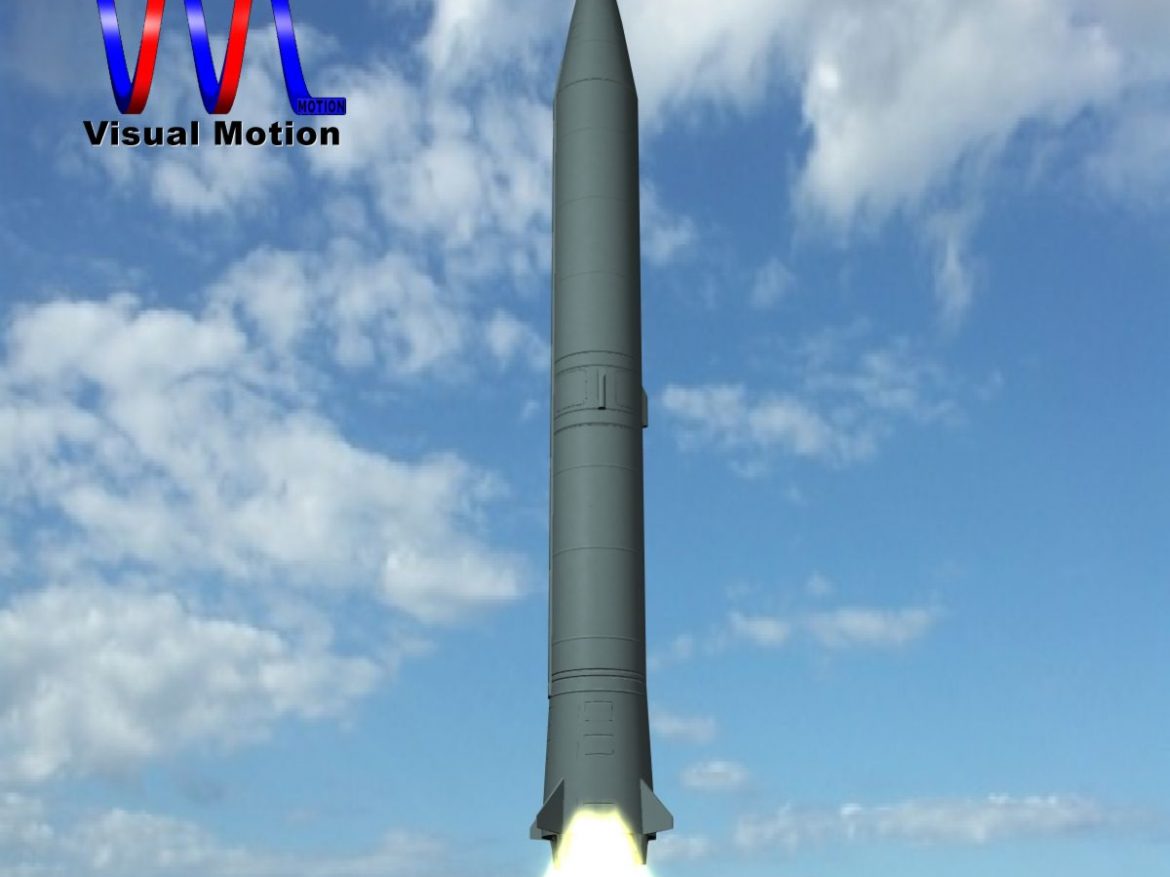 russian ss-5 skean missile 3d model 3ds dxf x cod scn obj 149426