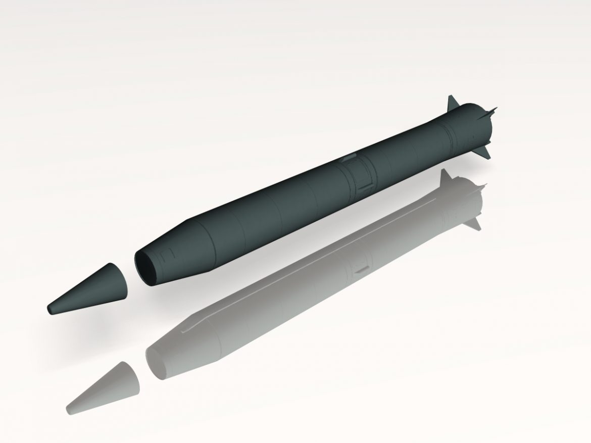 russian ss-5 skean missile 3d model 3ds dxf x cod scn obj 149430