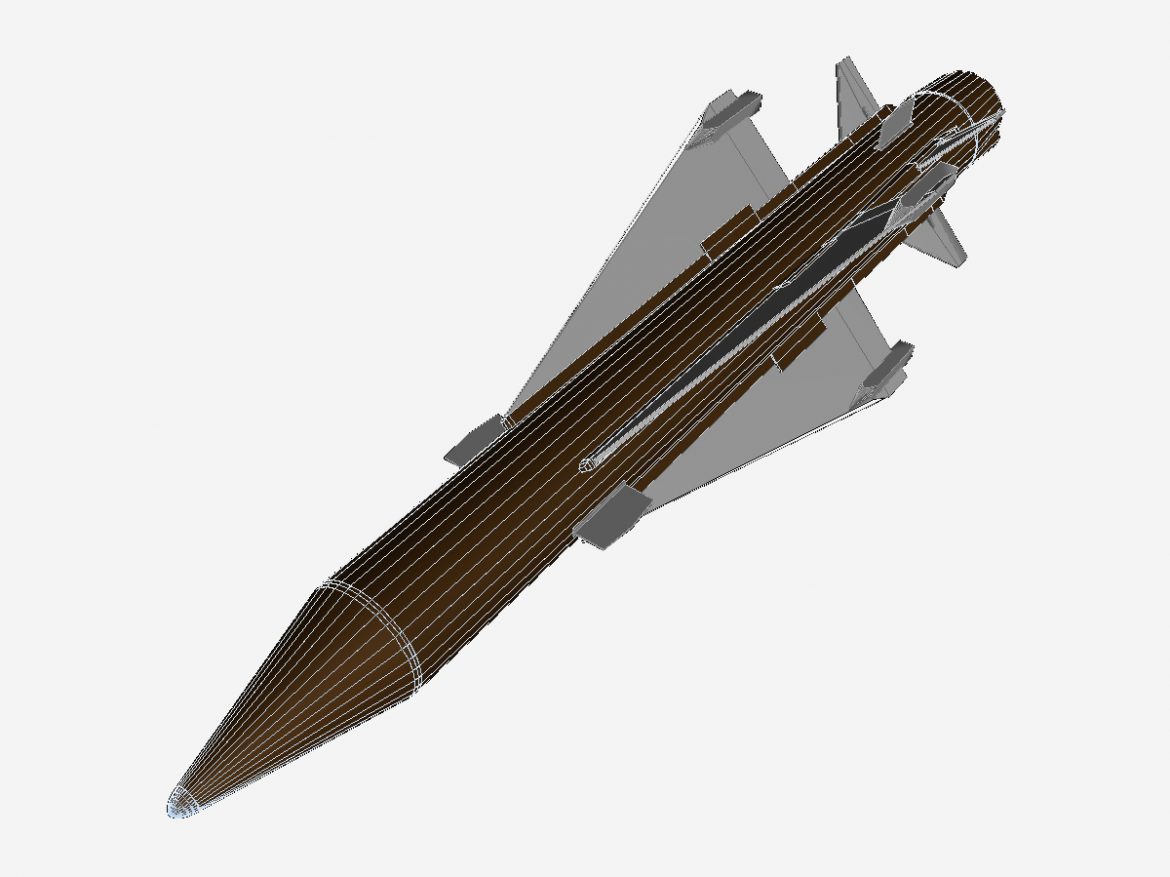uk sea wolf missile 3d model 3ds dxf cob x obj 153057