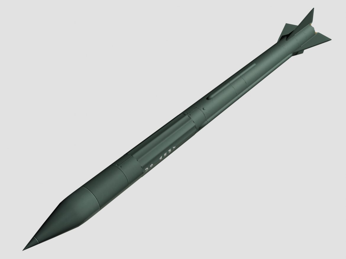 us mgm-5 corporal missile 3d model 3ds dxf x cod scn obj 149911