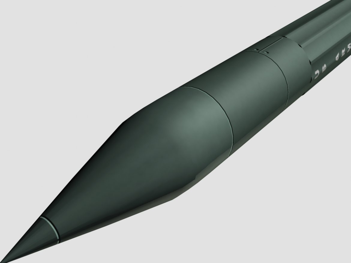 us mgm-5 corporal missile 3d model 3ds dxf x cod scn obj 149914