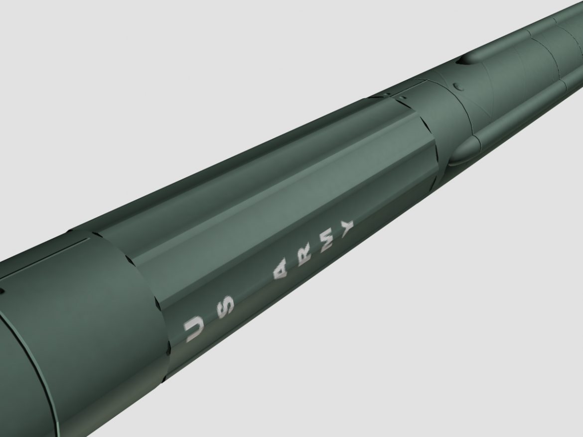 us mgm-5 corporal missile 3d model 3ds dxf x cod scn obj 149915
