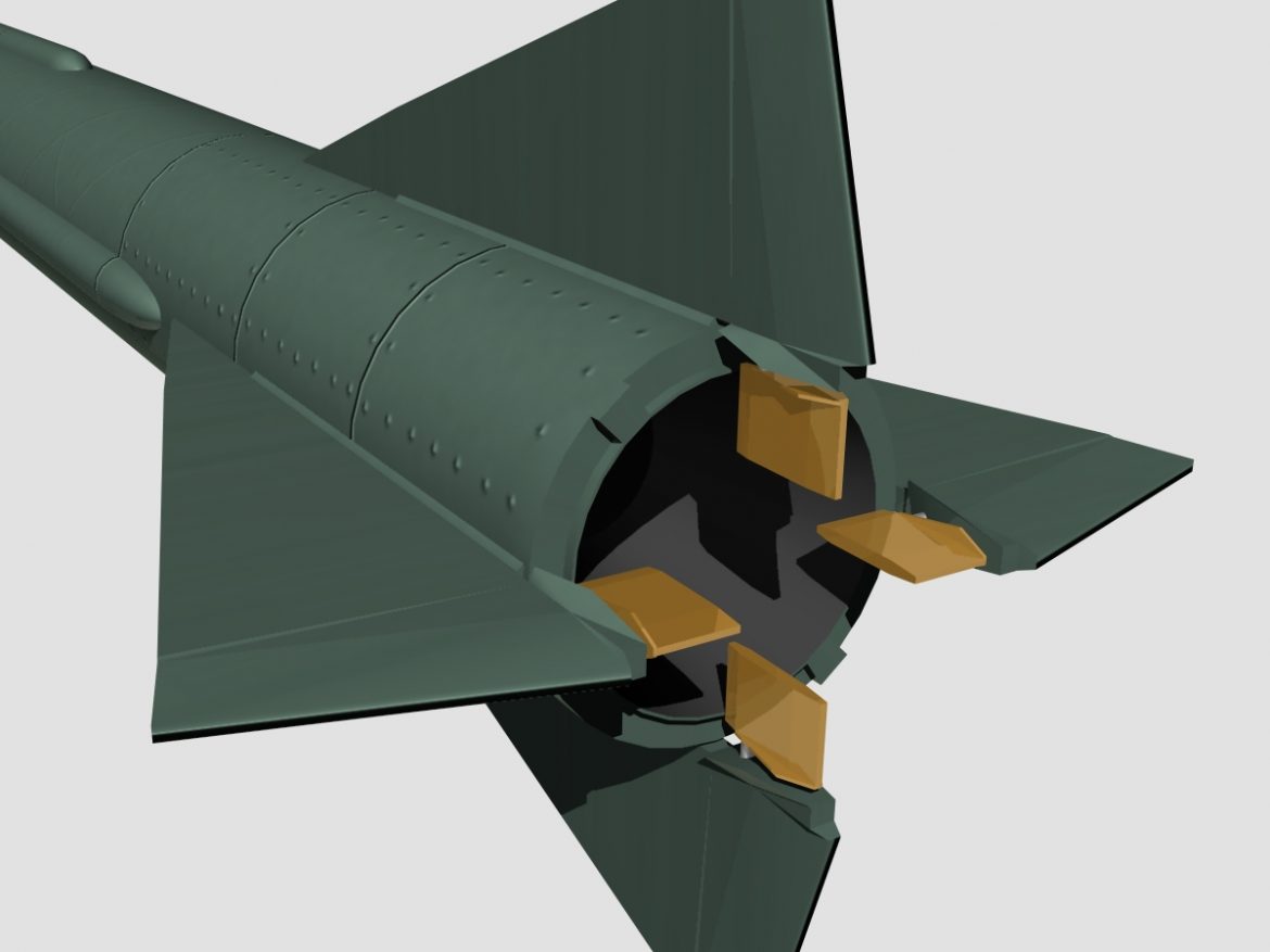 us mgm-5 corporal missile 3d model 3ds dxf x cod scn obj 149917