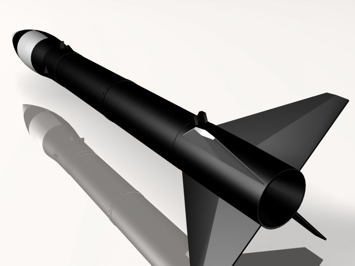 us mrg-1a honest john missile 3d model 3ds dxf cob x obj 150378