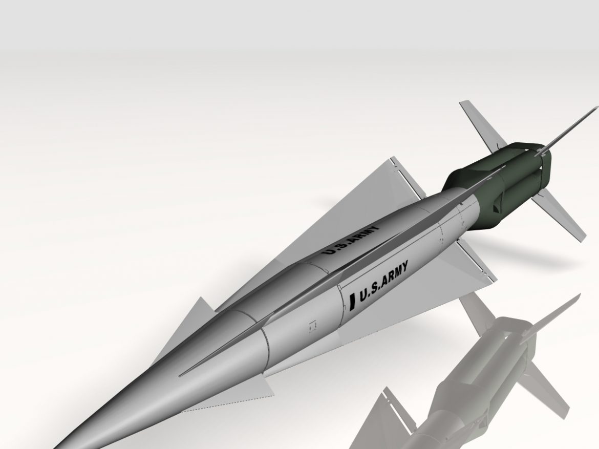us nike hercules missile 3d model 3ds dxf cob x obj 150345