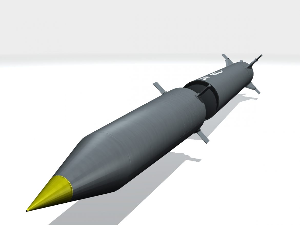 us pgm-11 redstone missile 3d model 3ds dxf x cod scn obj 149314