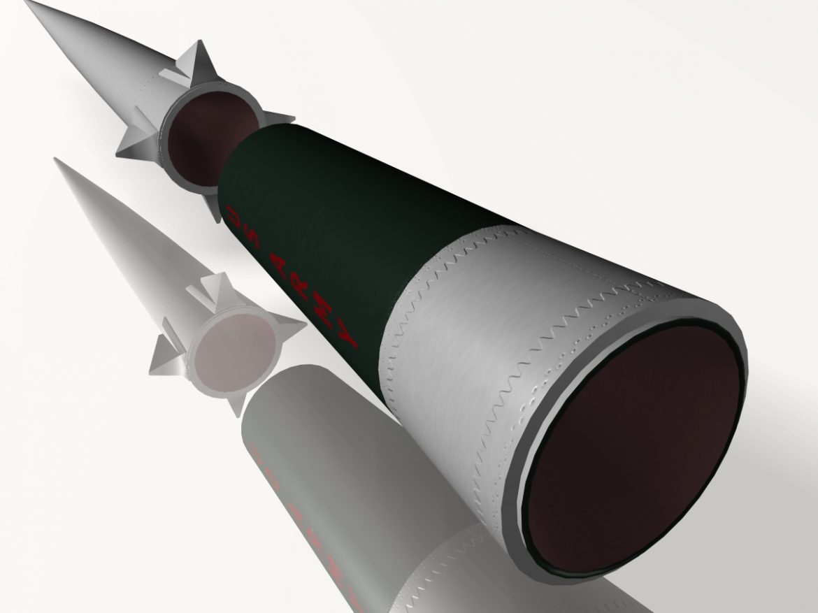 us sprint missile 3d model 3ds dxf fbx blend dae x  cod scn obj 149734