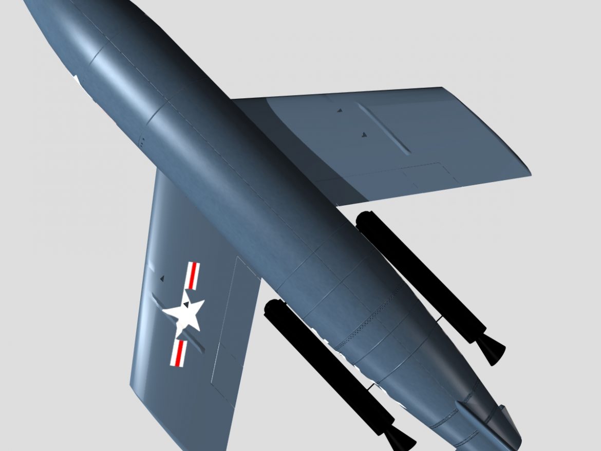 us ssm-n-8 regulus i cruise missile 3d model 3ds dxf x cod scn obj 149261