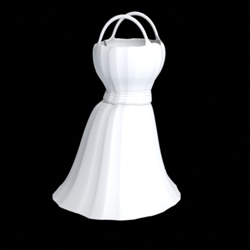 short dress 3d model fbx lwo obj other 98260